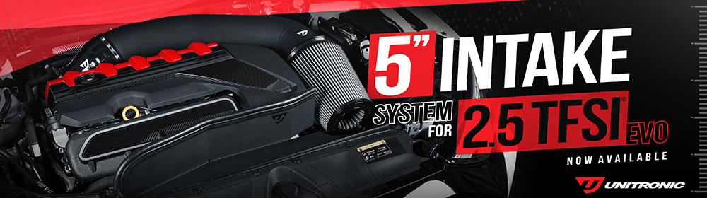 Unitronic 5-Inch Intake System for 2.5TFSI EVO – Now Available